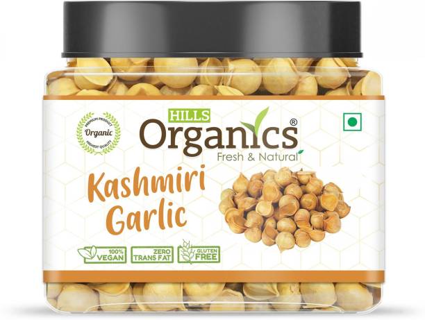 Hills Organics Kashmiri Garlic (Lehsun) - 200G |100% Fresh & Natural Organic Chutney Granules