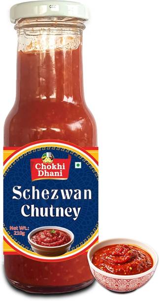 Chokhi Dhani Foods Schezwan Dip | Spicy Indo-Chinese Condiment |Spread & Cooking Base | Chutney Paste
