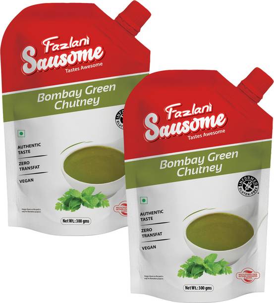 Fazlani Sausome Bombay Green Chutney Pack of 2 Chutney Paste