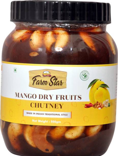 farm star Mango Dry Fruits Chutney | Indian Style Homemade Sauce & Dip