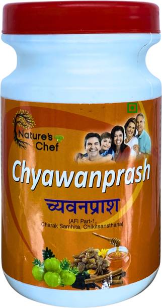 Nature's Chef Chyawanprash | Ayurvedic Immunity Booster with Amla & 40+ Herbs – 500g