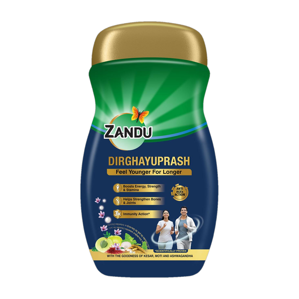 ZANDU Dirghayuprash Anti-AGEs Action | From House of Kesari Jivan Chyawanprash