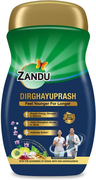 ZANDU Dirghayuprash: Anti Age Action* with Vayasthapan Mahakashaya Herbs