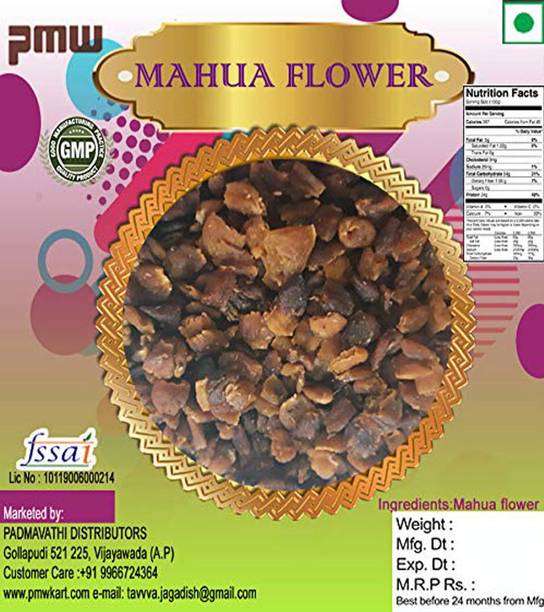 PMW Mahua - Madhuca longifolia - Illipe- Dried Flower - 100% Natural