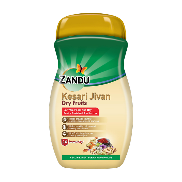ZANDU Kesari Jivan Dry Fruits | Chyawanprash enriched with Chyawanprash |
