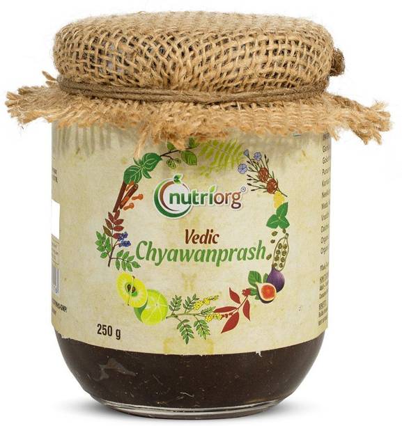 Nutriorg Chyawanprash|Sugar-Free|48 Herbs|Made with Honey