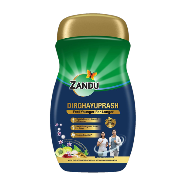 ZANDU Dirghayuprash Anti-AGEs Action | From House of Kesari Jivan Chyawanprash