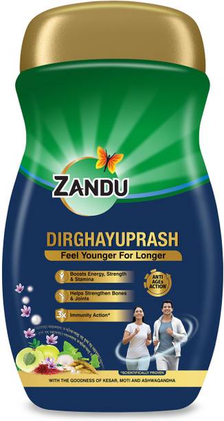 ZANDU Dirghayuprash: Anti Age Action* with Vayasthapan Mahakashaya Herbs