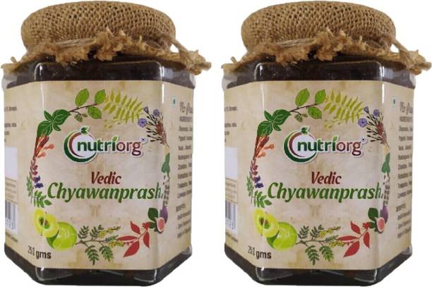 Nutriorg Vedic Chyawanprash - Made from 54 Organic Herbs (250x2))