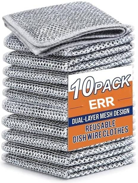 ERR ERR Non Scratch Wire Dishwash Cloth Dry Stainless Steel Cleaning Cloth