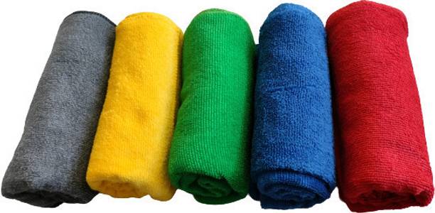 HOMEXCEL Large 16" x16” Highly Absorbent Microfiber Towels Cleaning Rags Wet and Dry Microfiber Cleaning Cloth