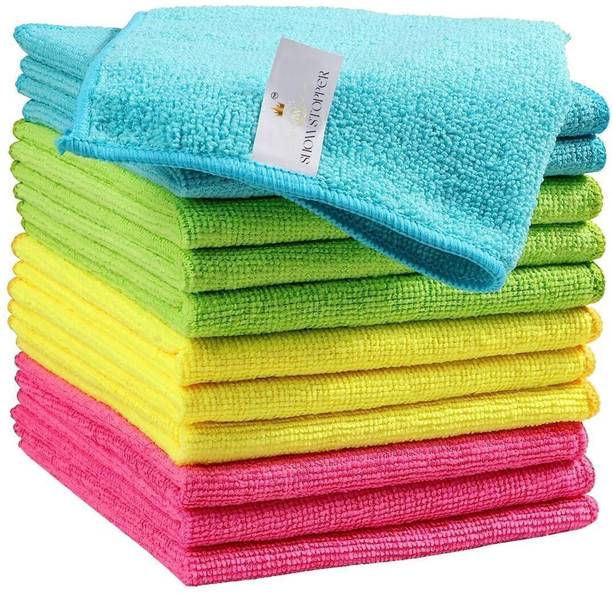 SHOWSTOPPER Microfiber Towel 250 GSM (30cm x 30cm) Dry Microfiber Cleaning Cloth