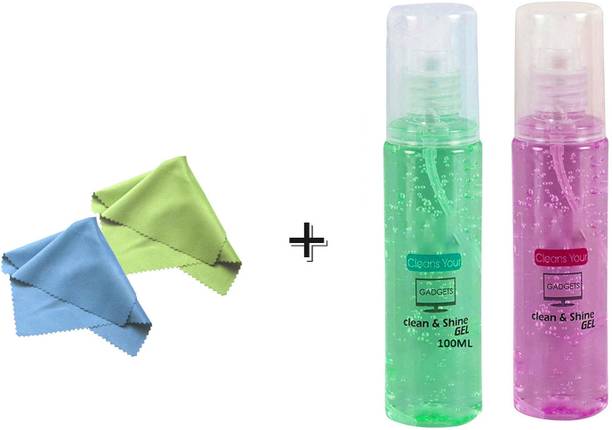 Depket Premium Gadget Clean & Shine Gel Spray kit for Computers, Gaming, Laptops, Mobiles