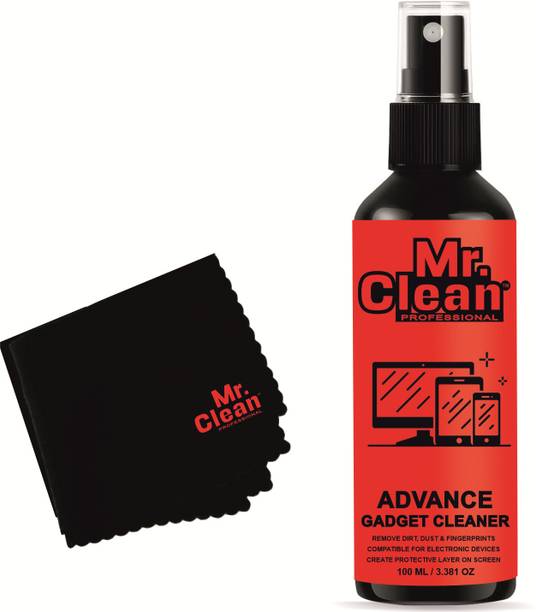 MCP Gadget Cleaner Spray 100ml with 1Pcs Microfiber Cloth Suitable for Computers, Gaming, Mobiles, Laptops