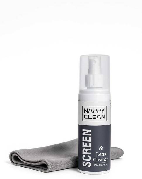 wappy clean Screen & Lens Cleaner Spray – Safe for Mobiles, Laptops, TVs & Glasses (200 ml) for Laptops, Mobiles, Computers, Gaming
