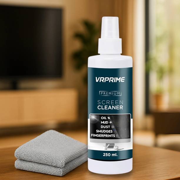 VRPRIME Laptop Screen Cleaning Kit with Large Microfiber Cloth | Safe for All Screens for Computers, Gaming, Laptops, Mobiles