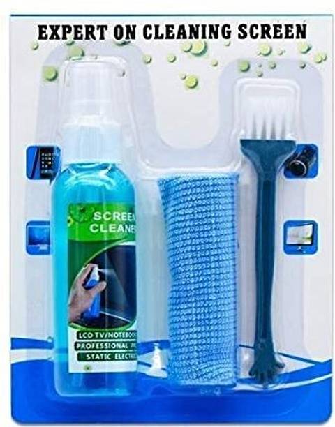 zerfa 3 in 1 (100 ML) Cleaning Kit for PC, laptop,Camera,TV, Mobiles,Tablet,Smartphone for Computers, Laptops, Mobiles