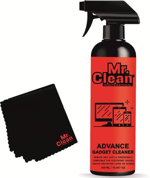 MCP Gadget Cleaner Spray 500ml with 1 Microfiber Cloth Suitable for Computers, Gaming, Mobiles, Laptops