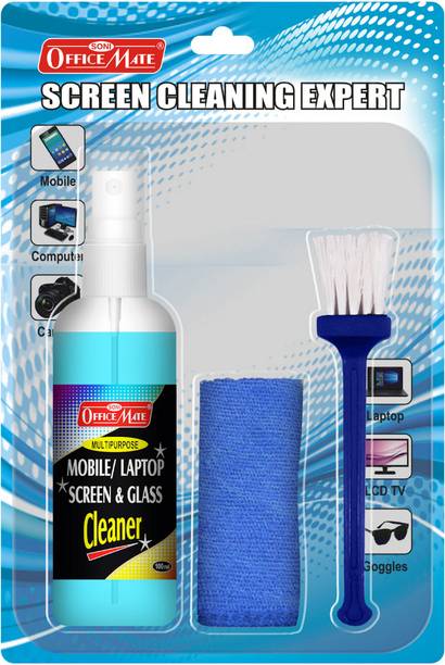 Soni Officemate Multipurpose Mobile/Laptop Screen & Glass Cleaner Kit – Pack of 1 for Mobiles, Laptops, Computers