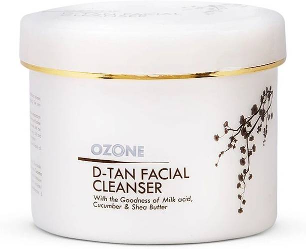 OZONE D Tan Facial Cleanser with the Goodness of Cucumber, Milk & Shea Butter