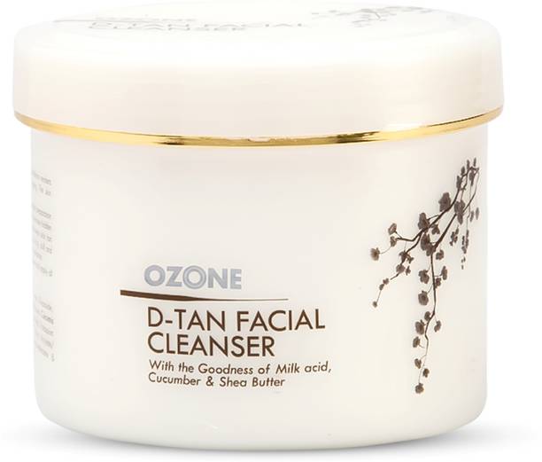 OZONE D Tan Facial Cleanser with the Goodness of Cucumber, Milk & Shea Butter