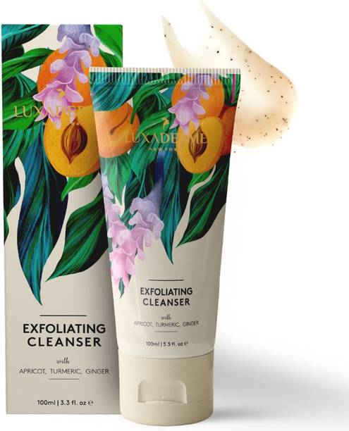 LuxaDerme Exfoliating Cleanser. Exfoliates for soft, fresh, bright skin with Apricot Face Wash