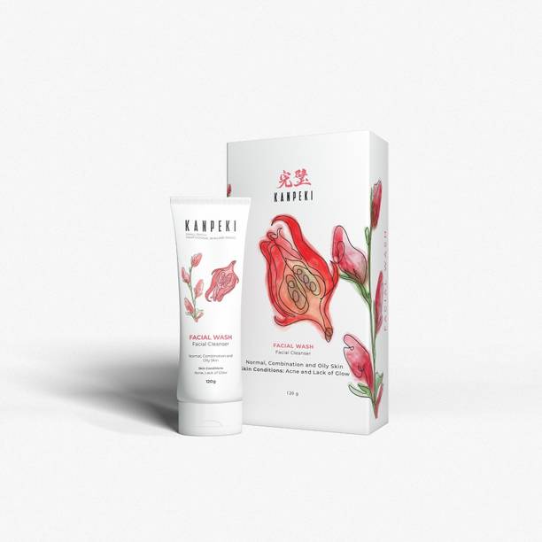 Kanpeki Facial Wash |Face Cleanser Reduces Acne & Provides Bright Skin Normal, Oily Skin Face Wash