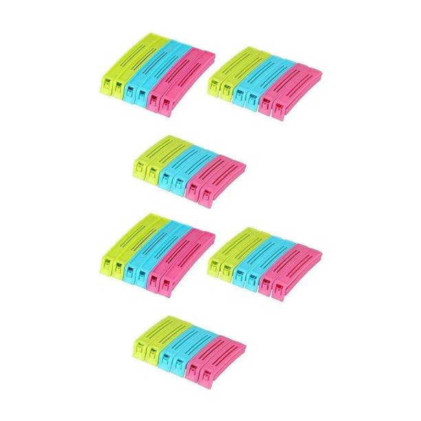Vocato Reusable Plastic Food Bag Sealing Clips Multi Si