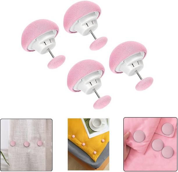 VESTURA Bedroom Duvet Cover Fixing Clips with Buttons Pins for Blanket Bed Sheet Curtain Cotton, Stainless Steel, Plastic Cloth Clips