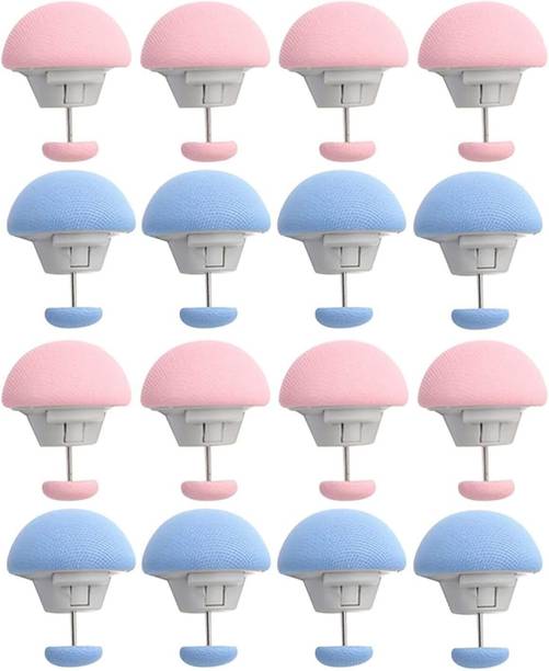 MERCEHIVE Duvet Pins, Blanket Fixing Buckle, Comforter Button, Quilt Holder Button Cotton, Stainless Steel Cloth Clips