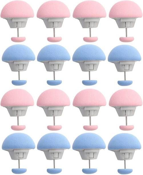 Ecomgedz Duvet Pins, Blanket Fixing Buckle, Comforter Button, Quilt Holder Button Cotton, Stainless Steel Cloth Clips