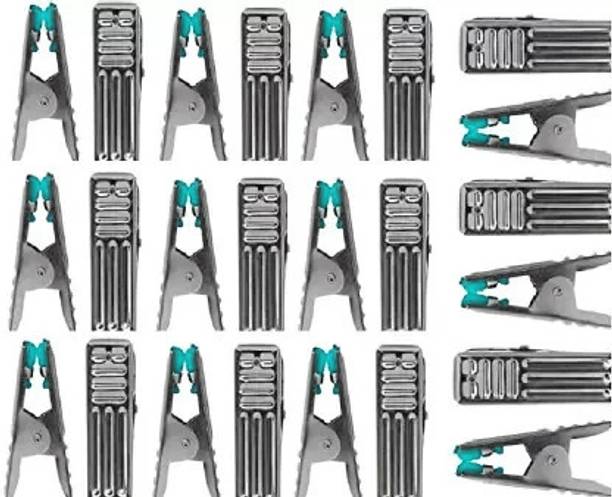 अन्ने-की 24 PCs steel clips for clothes clothes clip steel stainless steel clothes pins स्टेनलेस स्टील क्लॉथ क्लिप्स