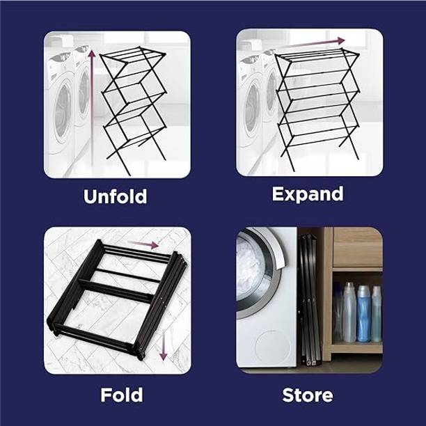 LKGHKE Steel Floor Cloth Dryer Stand Steel Floor Cloth Dryer Stand