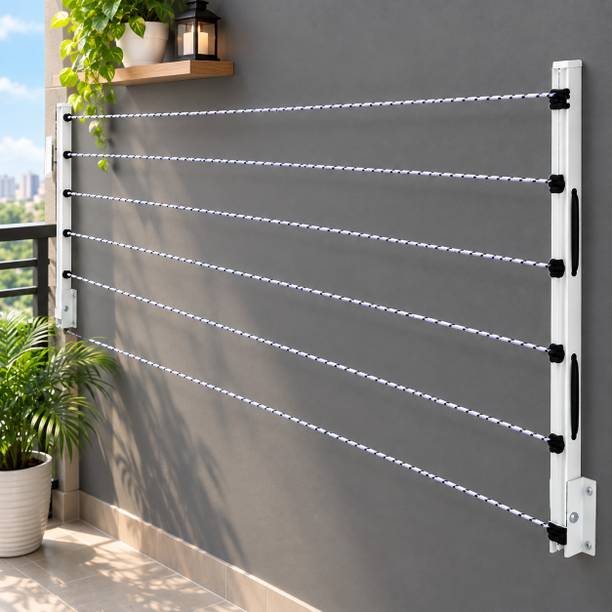 NewDhanviEnterprises Steel Wall Cloth Dryer Stand CDS-03