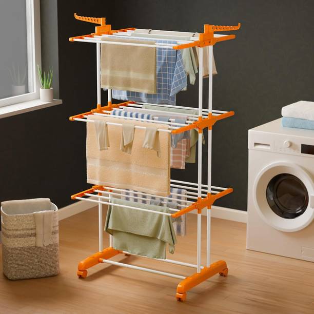 PRIPIVA Steel Floor Cloth Dryer Stand 3201