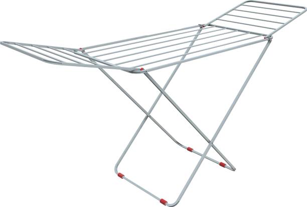 PROJAIN STEEL Steel Floor Cloth Dryer Stand Mild Steel - Gray