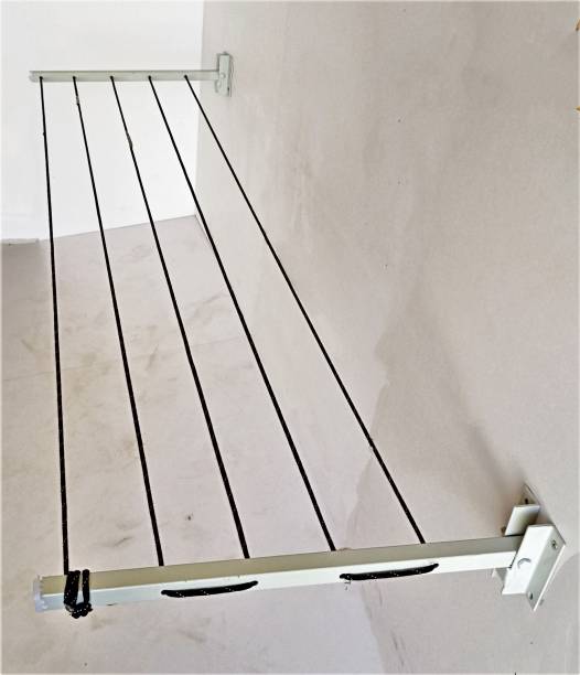 Roborich Steel Wall Cloth Dryer Stand 5T-WHITE-WALL-MOUNT-B005