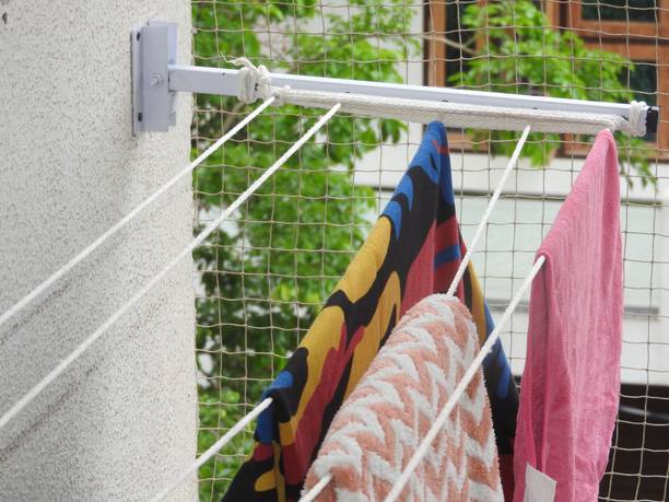 DRYILLA Steel Wall Cloth Dryer Stand 5-LINE-E16