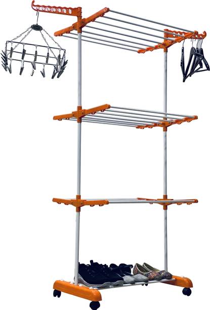 FAVOUR Steel Floor Cloth Dryer Stand O1MS-008