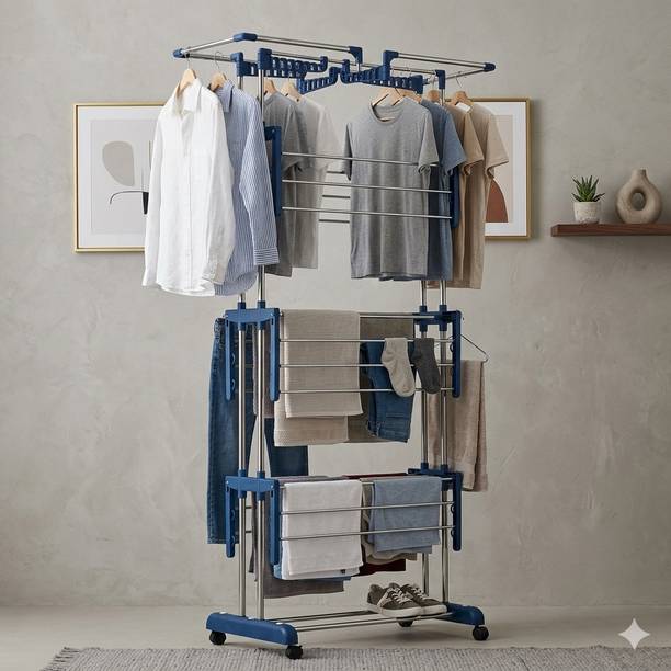 Flipkart SmartBuy Steel Floor Cloth Dryer Stand FSB-001