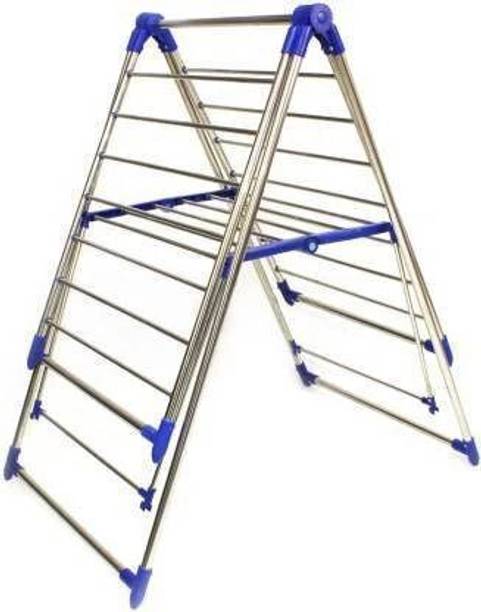 TNC Steel Floor Cloth Dryer Stand T-CDS-BLUE-BUTTERFLY-1T