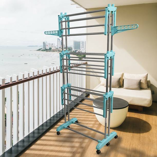 Branco Steel Floor Cloth Dryer Stand BRC-786 SS (GREEN)