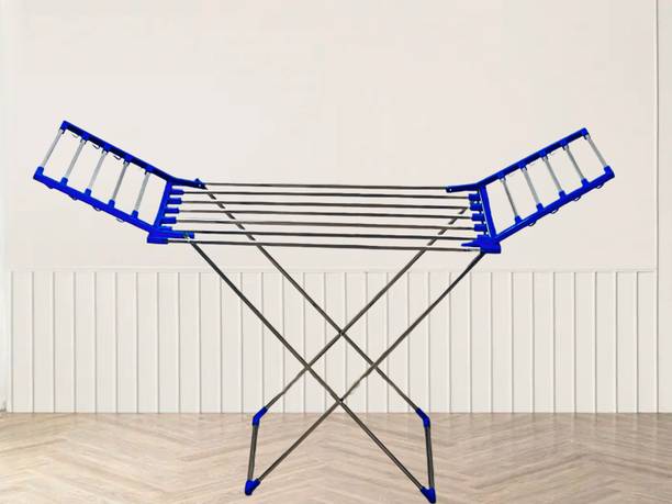 Flipkart SmartBuy Steel, Plastic Floor Cloth Dryer Stand Pure & Heavy Stainless Steel Luxury Palang Rack Cloth Rack