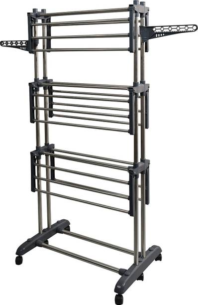 Branco Steel Floor Cloth Dryer Stand BRC-786 SS (GREY)