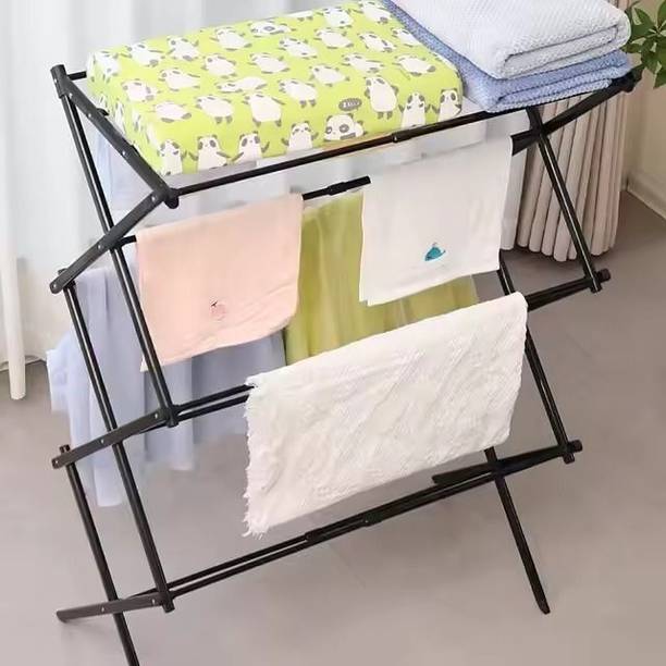 LAXBD Steel Floor Cloth Dryer Stand Steel Floor Cloth Dryer Stand