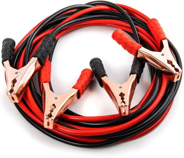 RANGATE 300 Amp Battery Jumper Emergency Car Jumper Battery Fire Line Pressurized Copper 7 ft Battery Jumper Starter