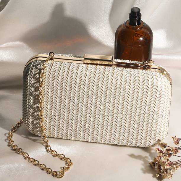 Party Cream  Clutch Price in India