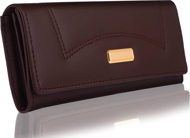 Casual, Formal, Party Brown  Clutch  - Regular Size