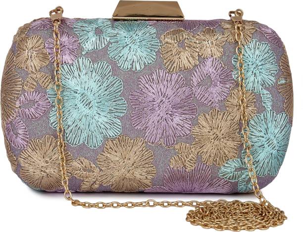Party Green  Clutch  - Mini Price in India