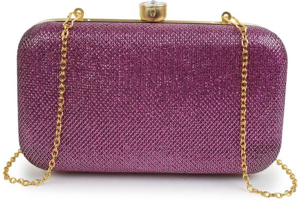 Casual, Formal, Party, Sports Purple  Clutch Price in India